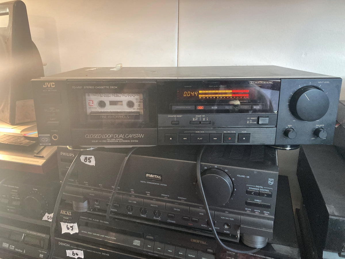 JVC TD-V521 Stereo Cassettedeck – Closed Loop Dual Capstan – Dolby B/C & HX Pro – Getest – foto 1