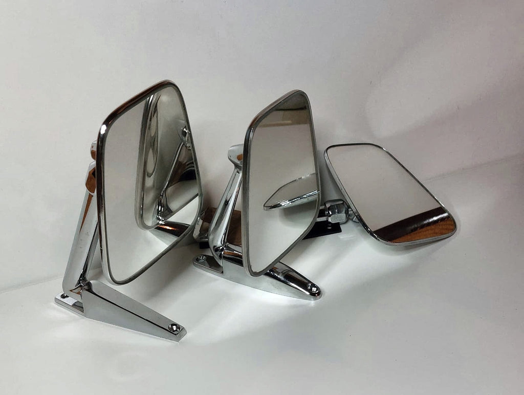 3x originele vintage Triumph Spitfire chromen buitenspiegels – foto 1