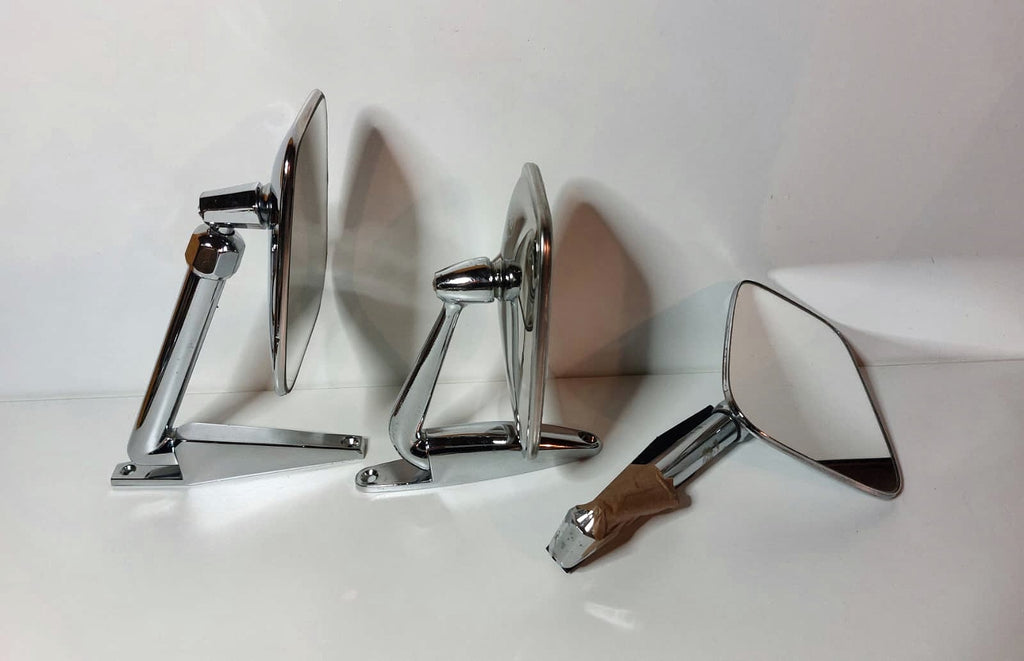 3x originele vintage Triumph Spitfire chromen buitenspiegels – foto 2