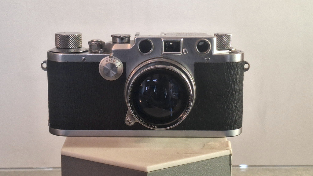 Leica IIIc meetzoekercamera met Ernst Leitz Wetzlar Summitar 50mm f1:2 lens – foto 2