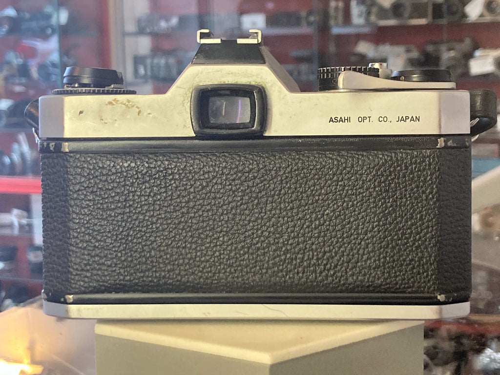 Asahi Pentax Spotmatic F spiegelreflexcamera met SMC Takumar 55mm f/1.8, getest en werkend – foto 4 van 5