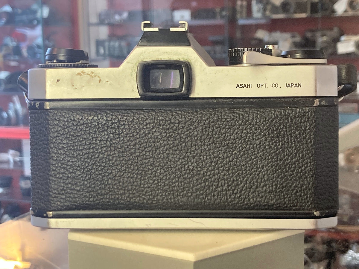 Asahi Pentax Spotmatic F spiegelreflexcamera met SMC Takumar 55mm f/1.8, getest en werkend – foto 4 van 5