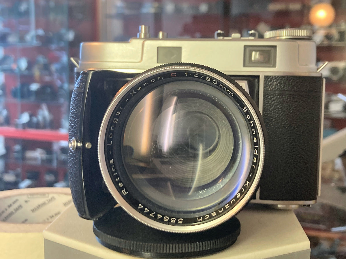 Kodak Retina IIc 35mm Meetzoekercamera + Schneider-Kreuznach Retina-Xenon C 50mm f/2.8 – foto 2