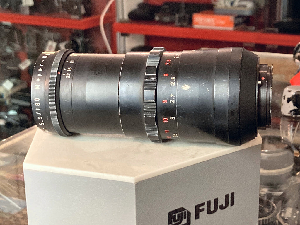 Meyer-Optik Görlitz Telemegor 180mm f/5.5 telelens met Exakta-vatting – foto 3 van 5