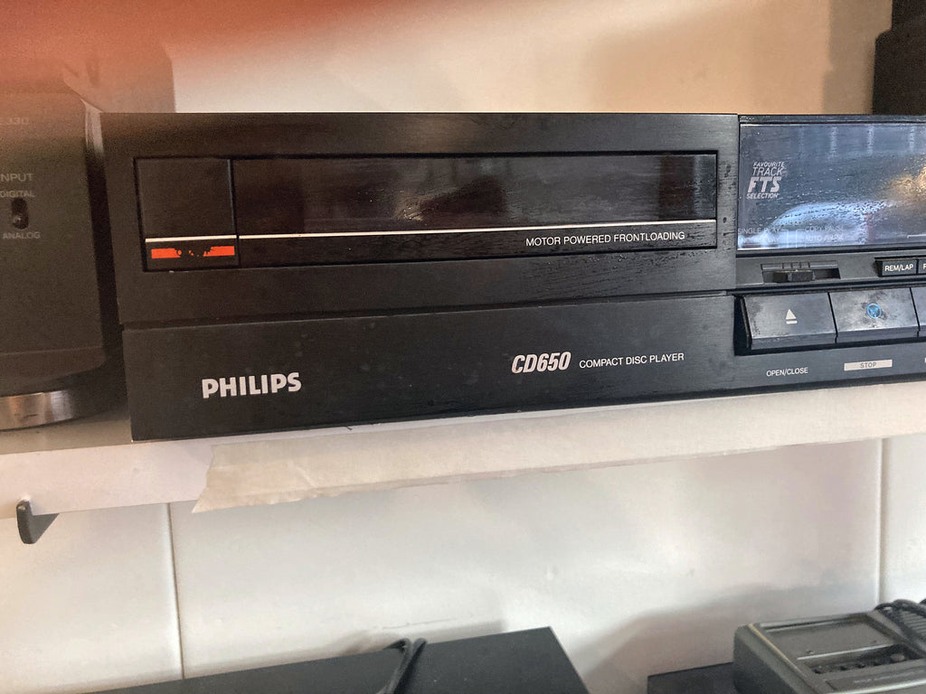 Philips CD650 Vintage CD-speler – CDM-2 / TDA1541 DAC – FTS – foto 1