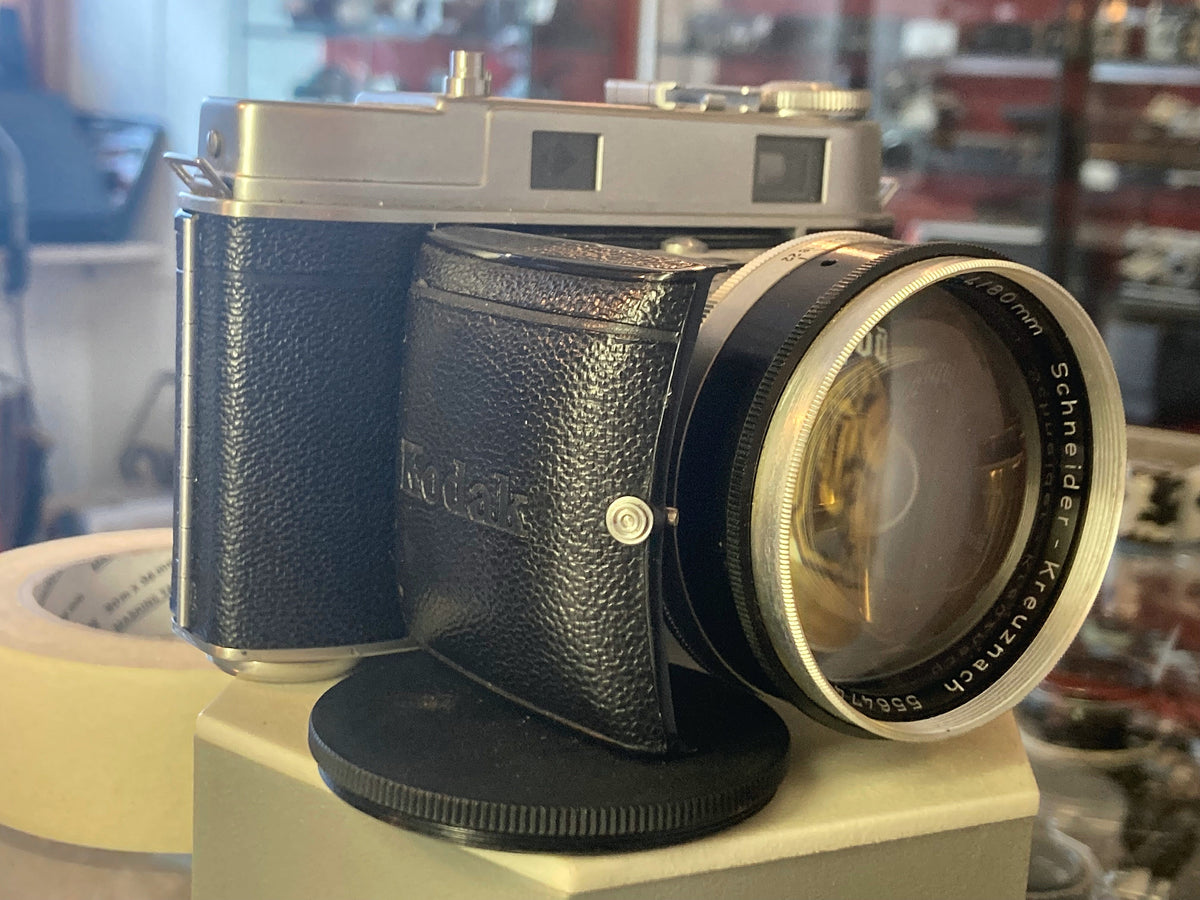 Kodak Retina IIc 35mm Meetzoekercamera + Schneider-Kreuznach Retina-Xenon C 50mm f/2.8 – foto 4