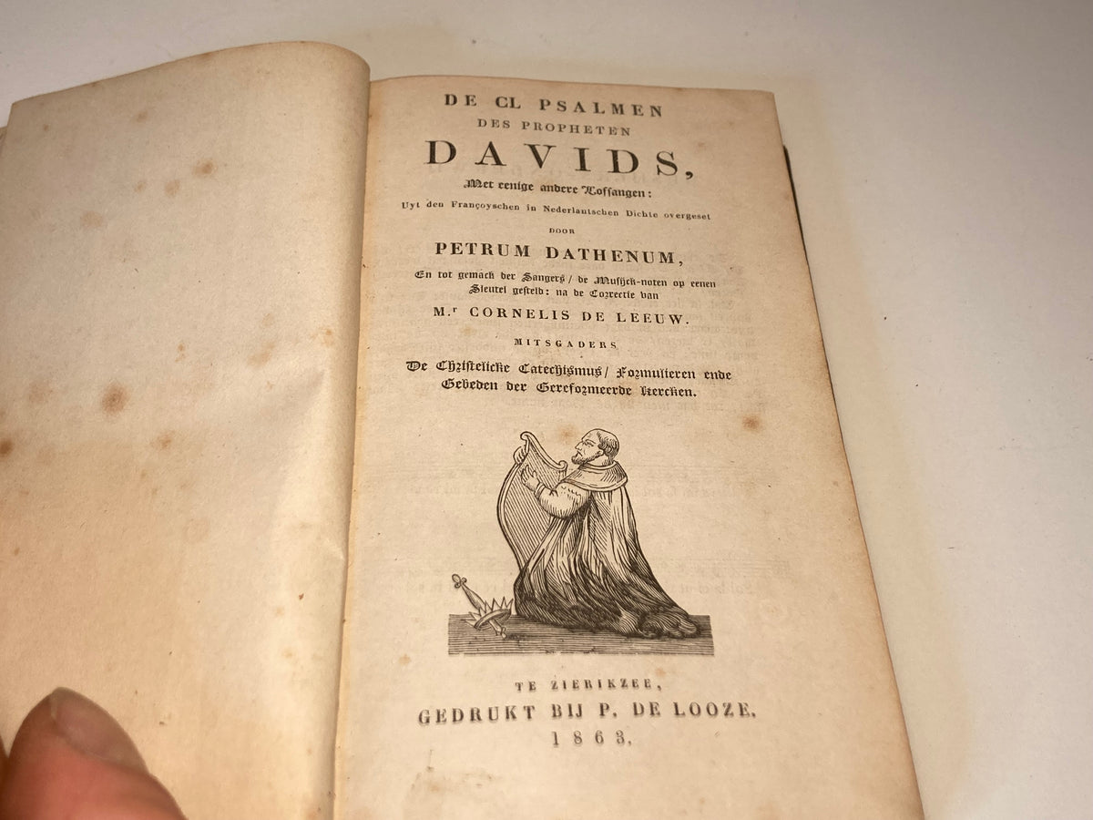Het Nieuwe Testament 1861 en Psalmen 1863 – boekenset – aanvullende productfoto 2