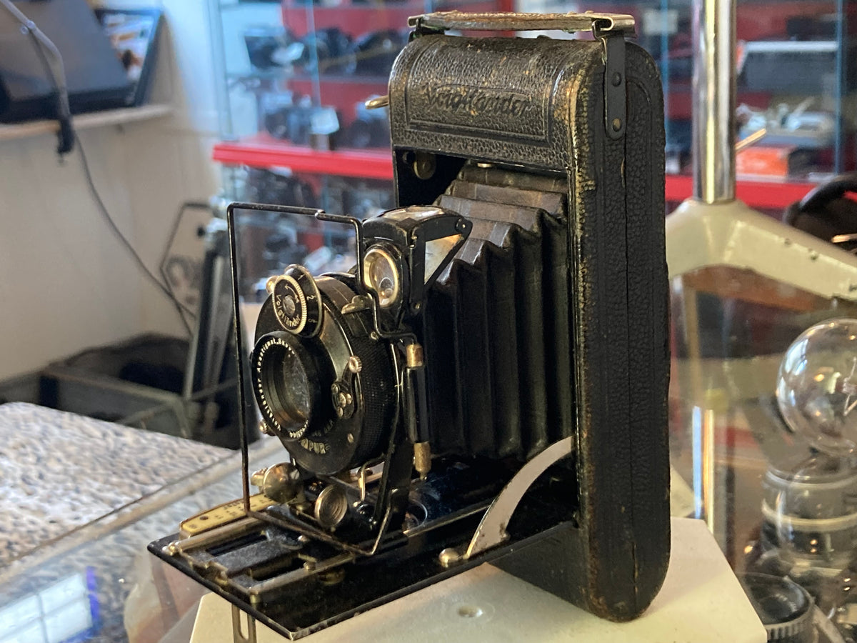Voigtländer 5×8 rolfilm-vouwcamera met Skopar-objectief – aanvullende productfoto 3