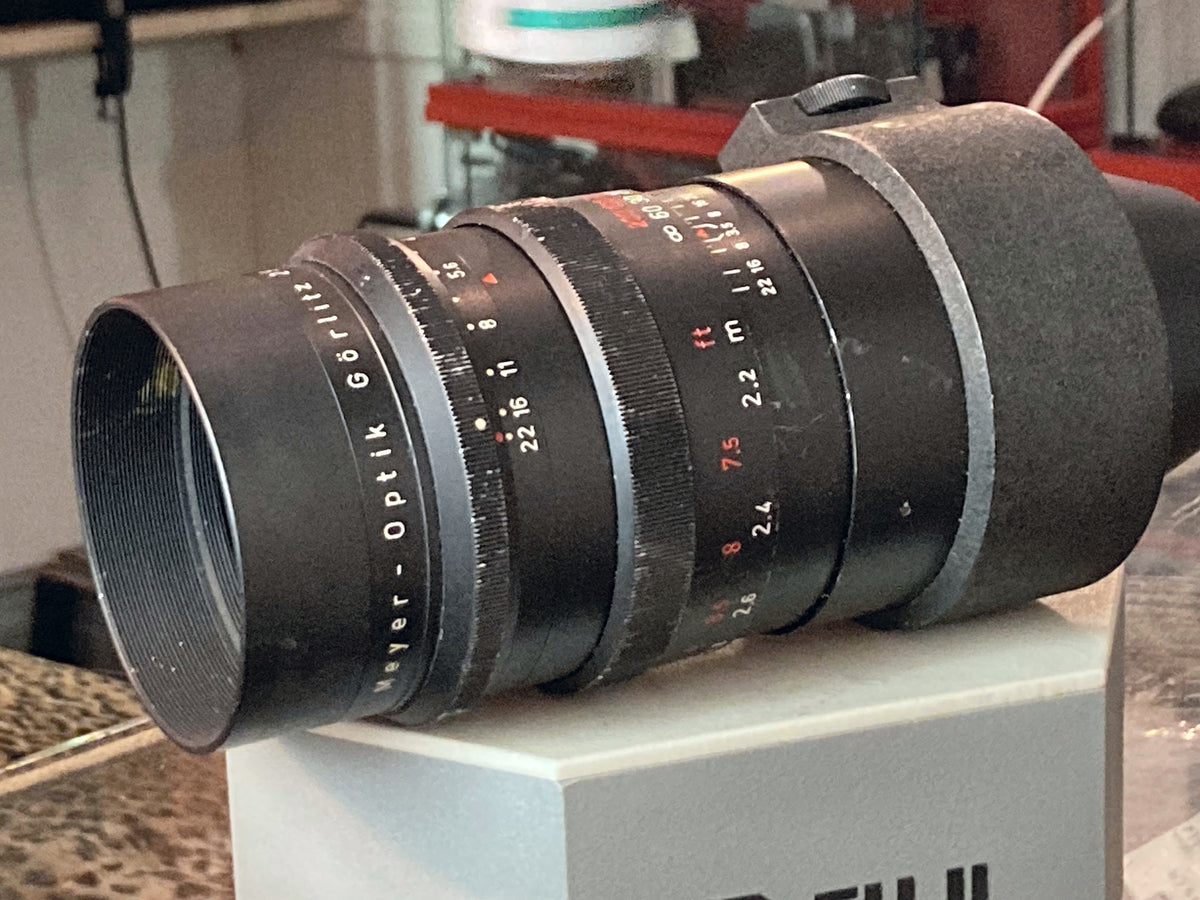 Meyer-Optik Görlitz Primotar 180mm f/3.5 telelens m42 – foto 2 van 4
