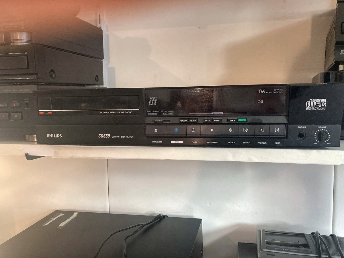 Philips CD650 Vintage CD-speler – CDM-2 / TDA1541 DAC – FTS – foto 3