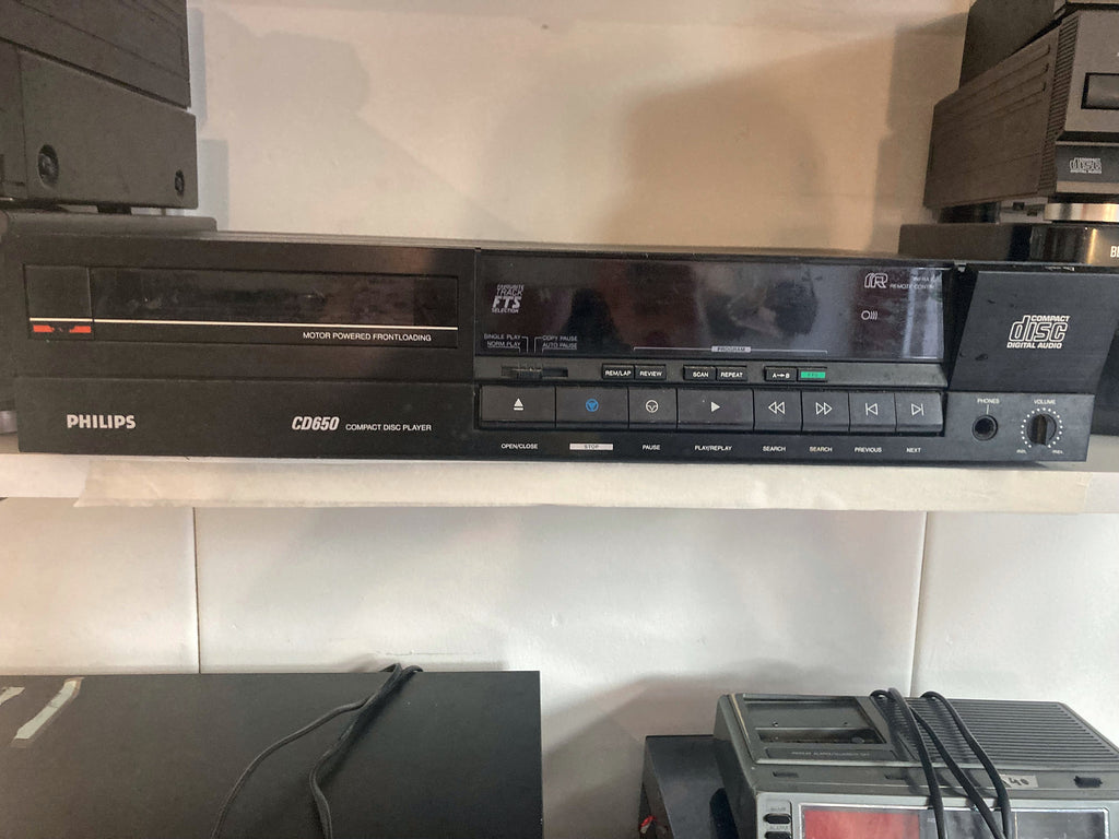 Philips CD650 Vintage CD-speler – CDM-2 / TDA1541 DAC – FTS – foto 2