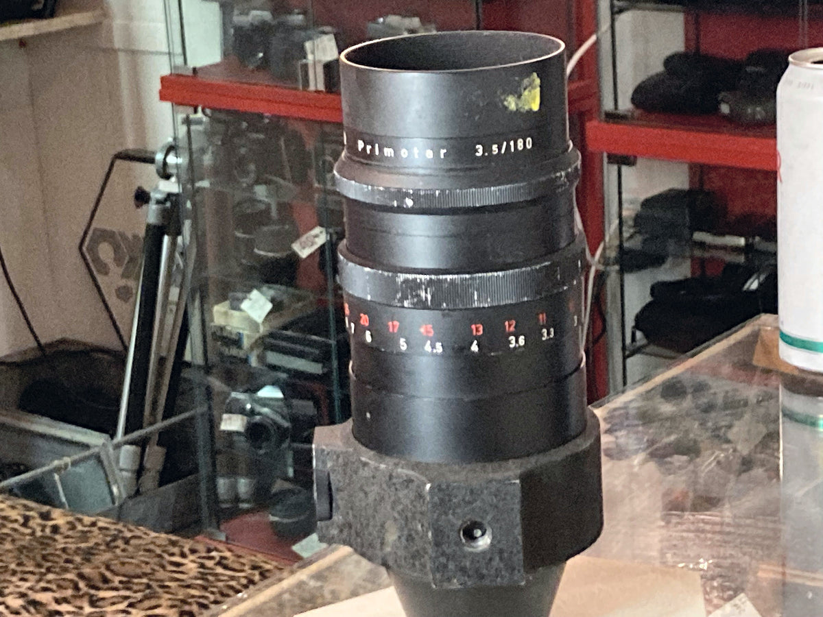 Meyer-Optik Görlitz Primotar 180mm f/3.5 telelens m42 – foto 1 van 4