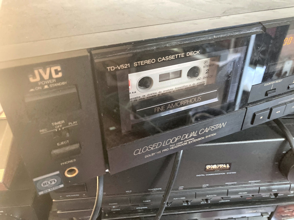 JVC TD-V521 Stereo Cassettedeck – Closed Loop Dual Capstan – Dolby B/C & HX Pro – Getest – foto 3