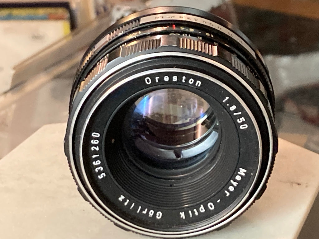 Meyer-Optik Görlitz Oreston 50mm f/1.8 - front