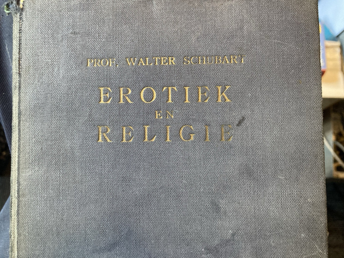Omslag van Erotiek en religie door Walter Schubart, 1941