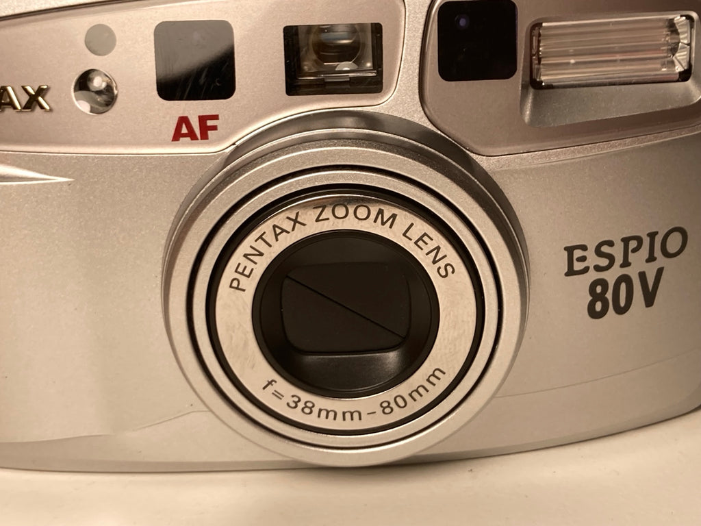 Pentax Espio 80V voorkant close-up