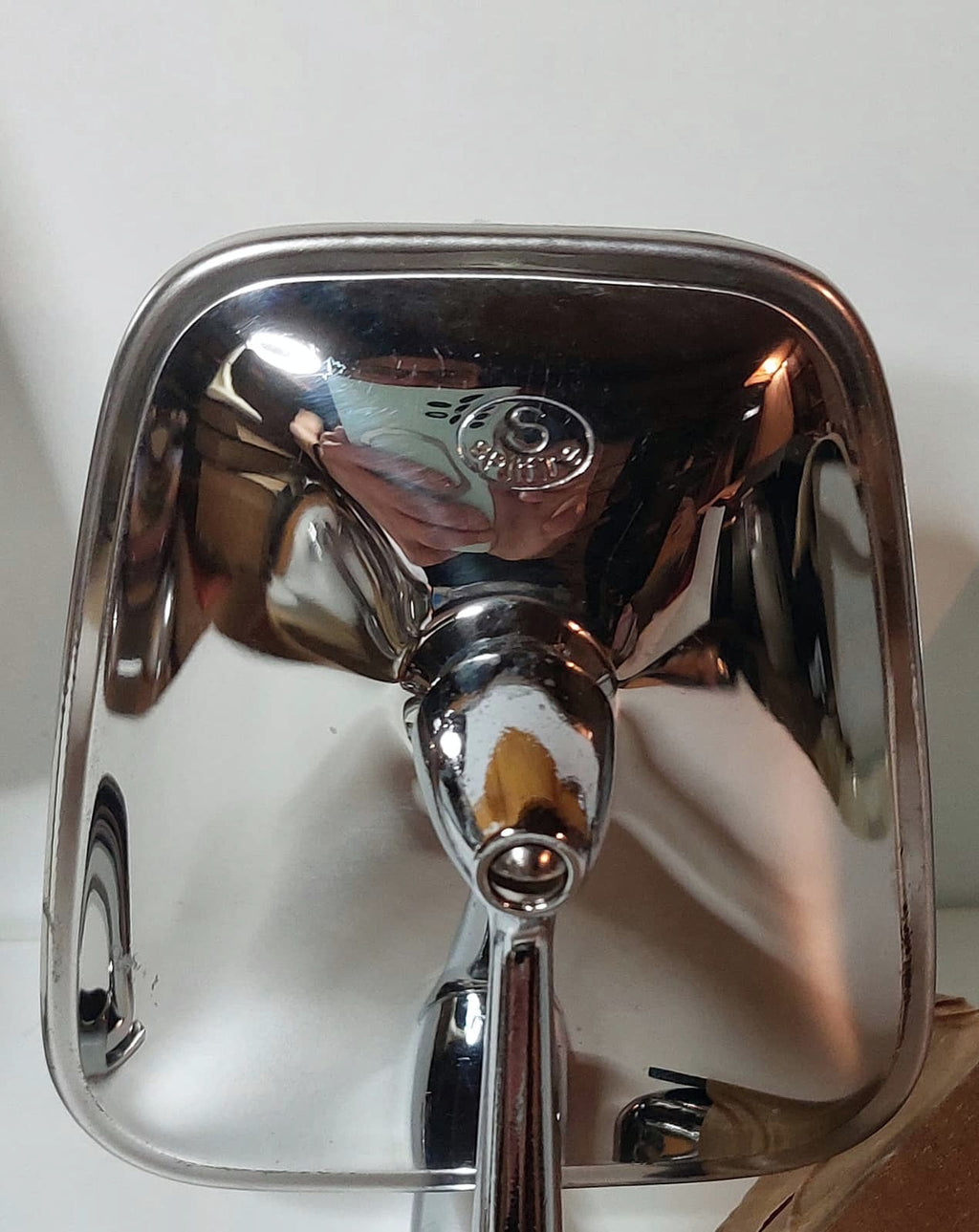3x originele vintage Triumph Spitfire chromen buitenspiegels – foto 4