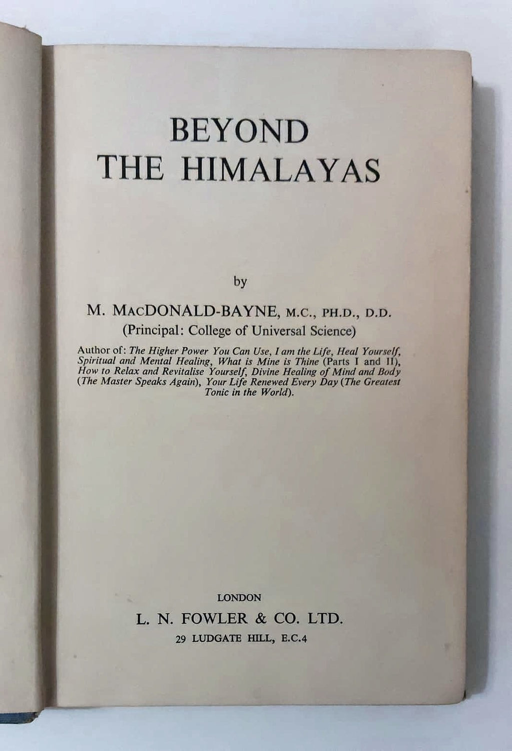 M. MacDonald-Bayne, Beyond the Himalayas - 1e druk 1954 – foto 5