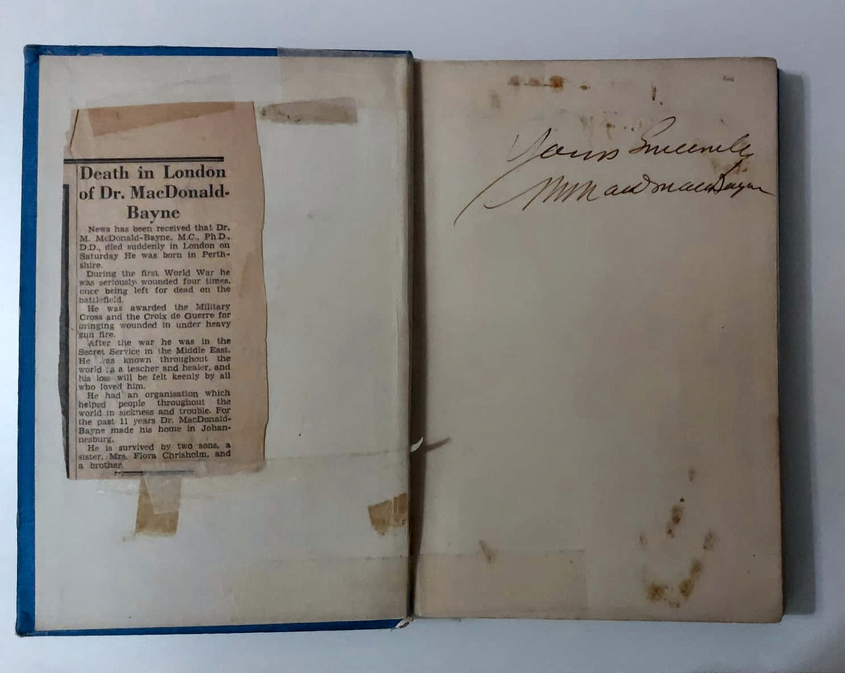 MacDonald-Bayne, Divine Healing – 1e druk 1953 - gesigneerd – foto 4
