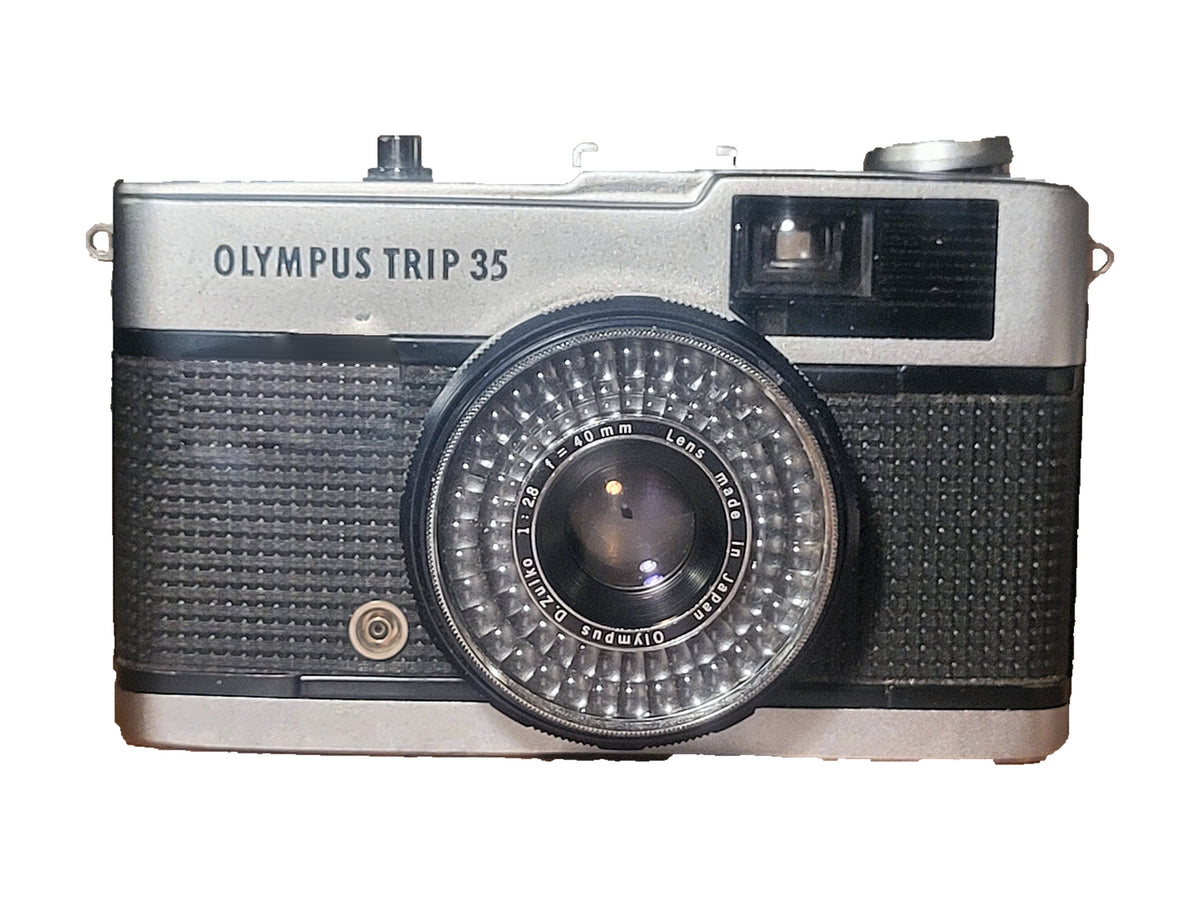 Olympus Trip 35 compactcamera – vintage analoge camera bij De Majum Rotterdam