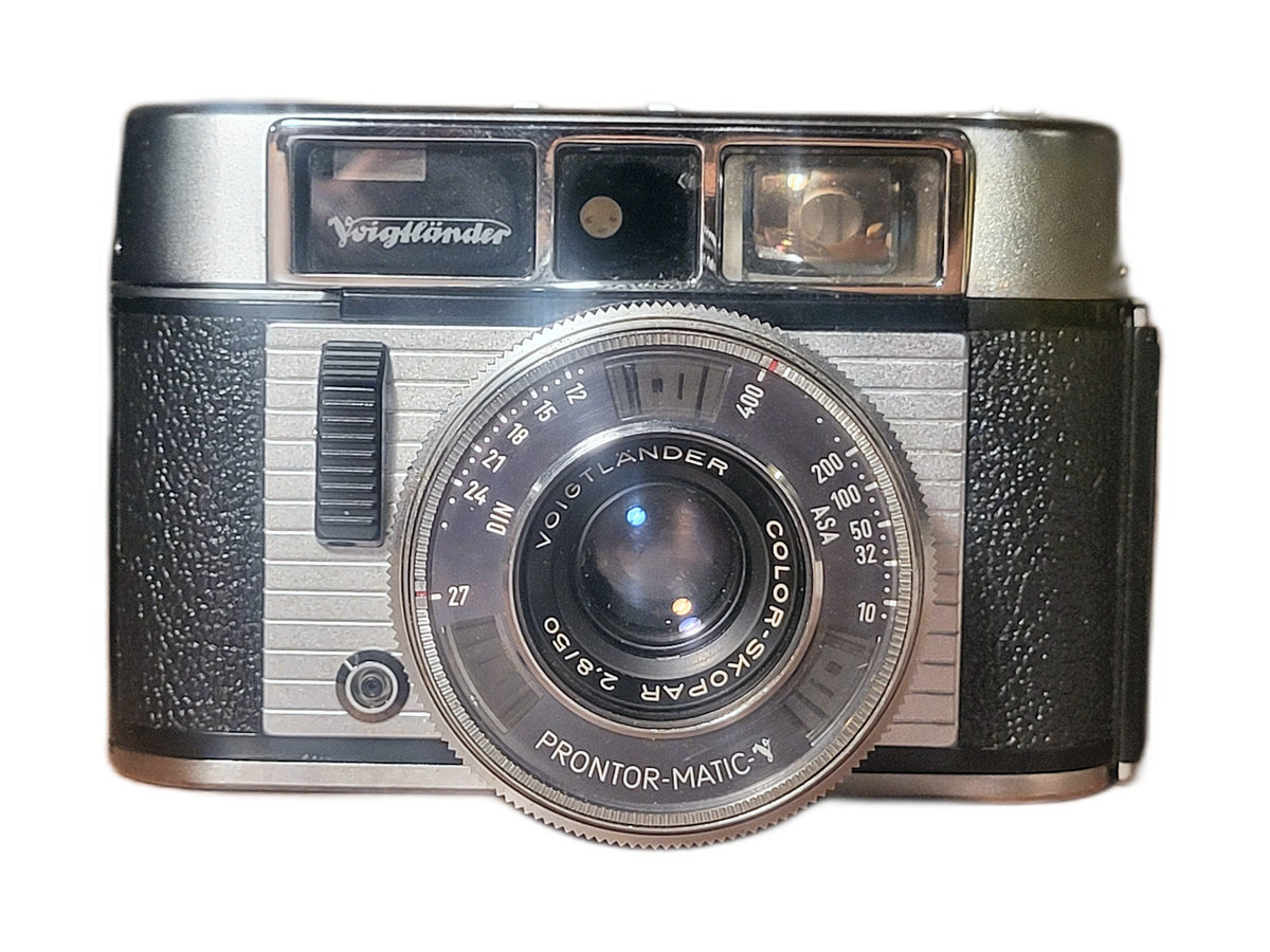 Voigtländer Vito CLR 35mm Filmcamera | Color-Skopar 50mm f/2.8 – vintage analoge camera bij De Majum Rotterdam