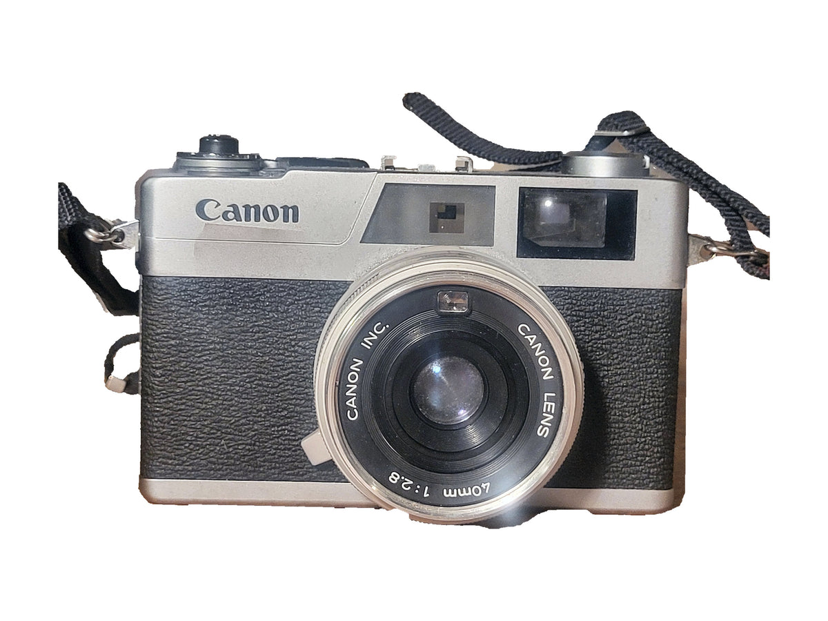 Canon Canonet 28 35mm analoge camera met vaste Canon 40mm f/2.8 lens. – vintage analoge camera bij De Majum Rotterdam