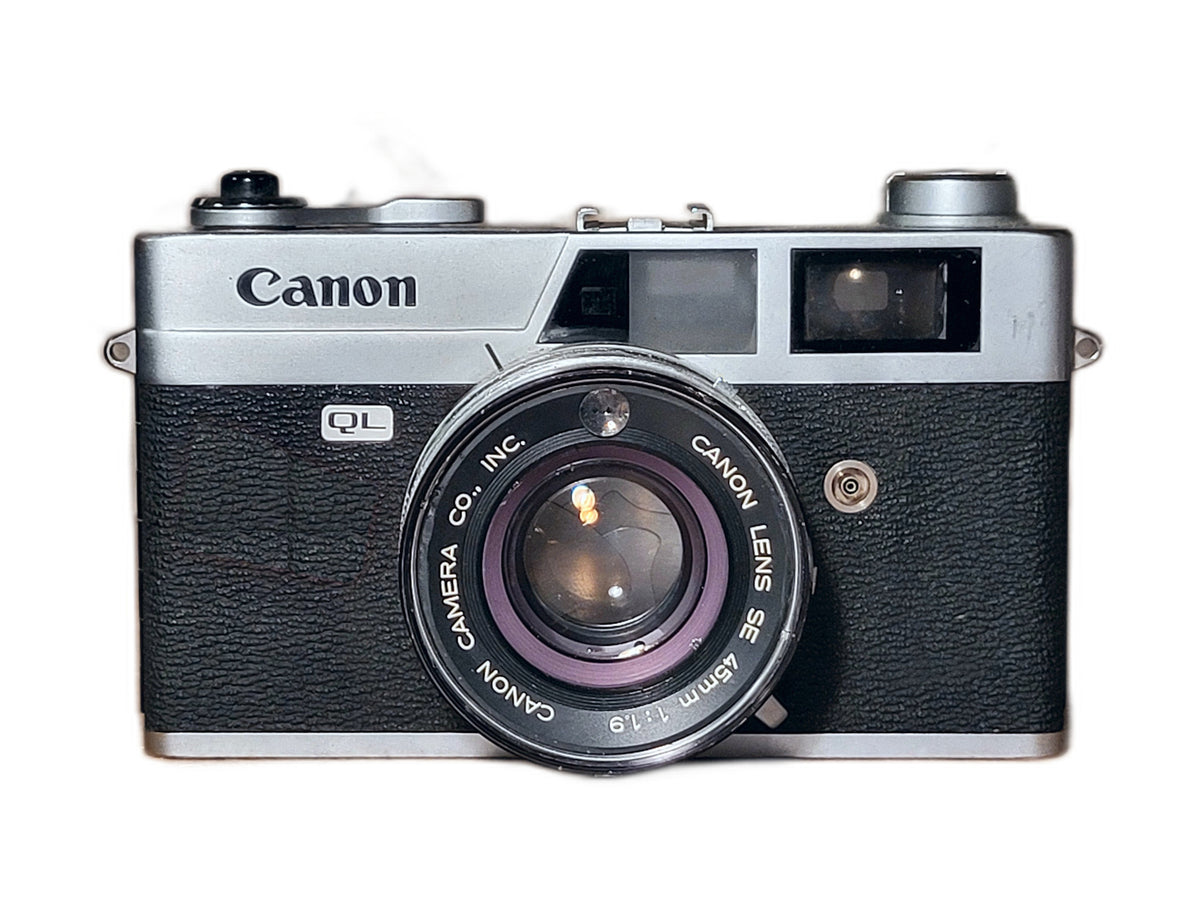 Canon Canonet QL19 rangefinder camera 45mm f/1.9 – vintage analoge camera bij De Majum Rotterdam