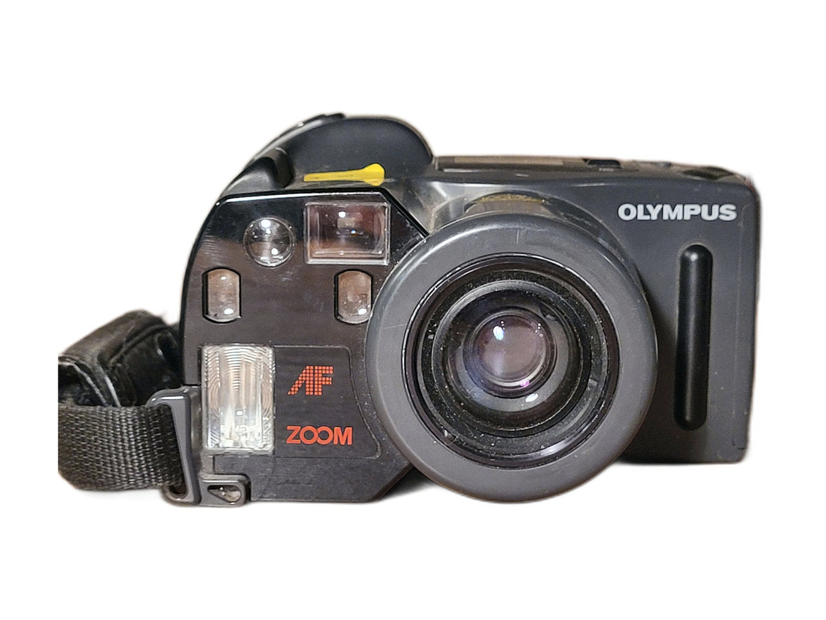 Olympus AF Zoom analoge compactcamera – vintage analoge camera bij De Majum Rotterdam