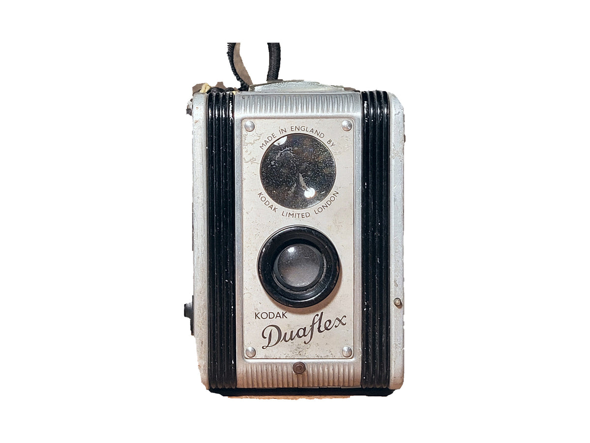 Kodak Duaflex vintage boxcamera – Made in England – vintage analoge camera bij De Majum Rotterdam