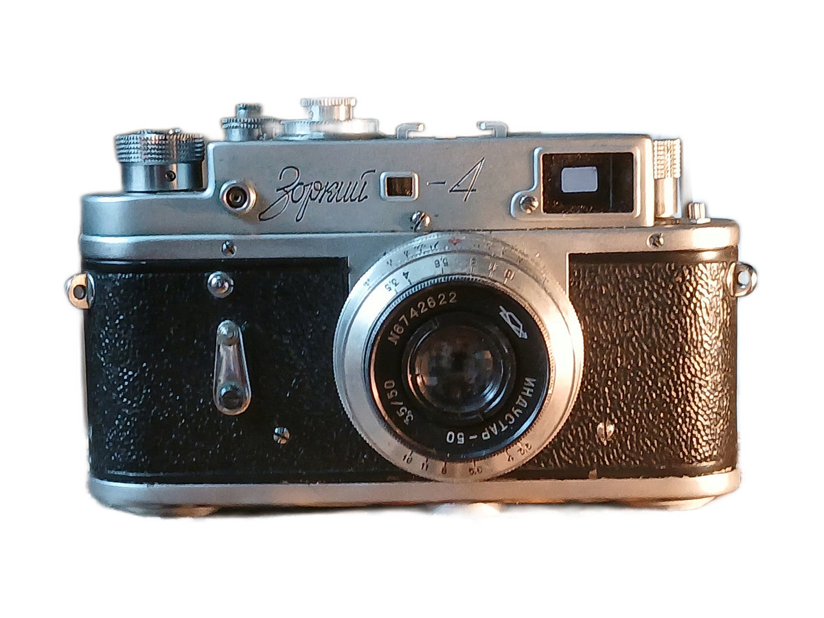 Zorki-4 35mm meetzoekercamera met Industar-50 3.5/50mm M39 lens – foto 1