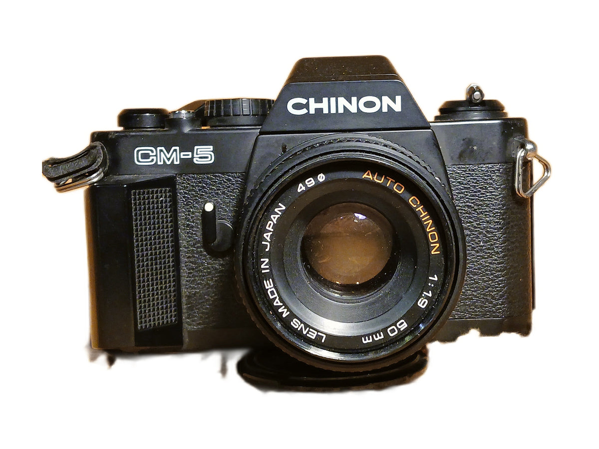 Chinon CM-5 analoge spiegelreflexcamera met 1.9/50mm lens – foto 1