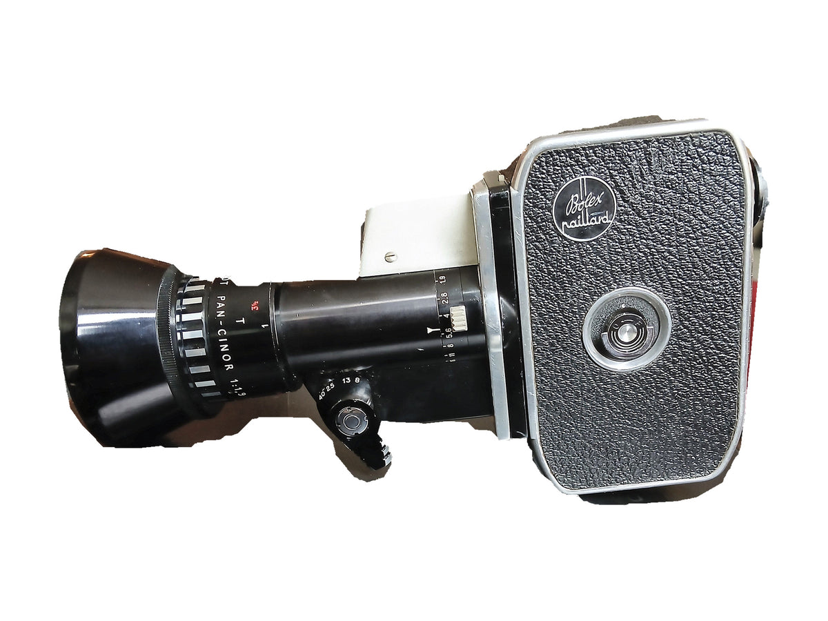 Bolex Paillard Zoom Reflex P1 8mm Filmcamera met Pan-Cinor Zoomlens – foto 1
