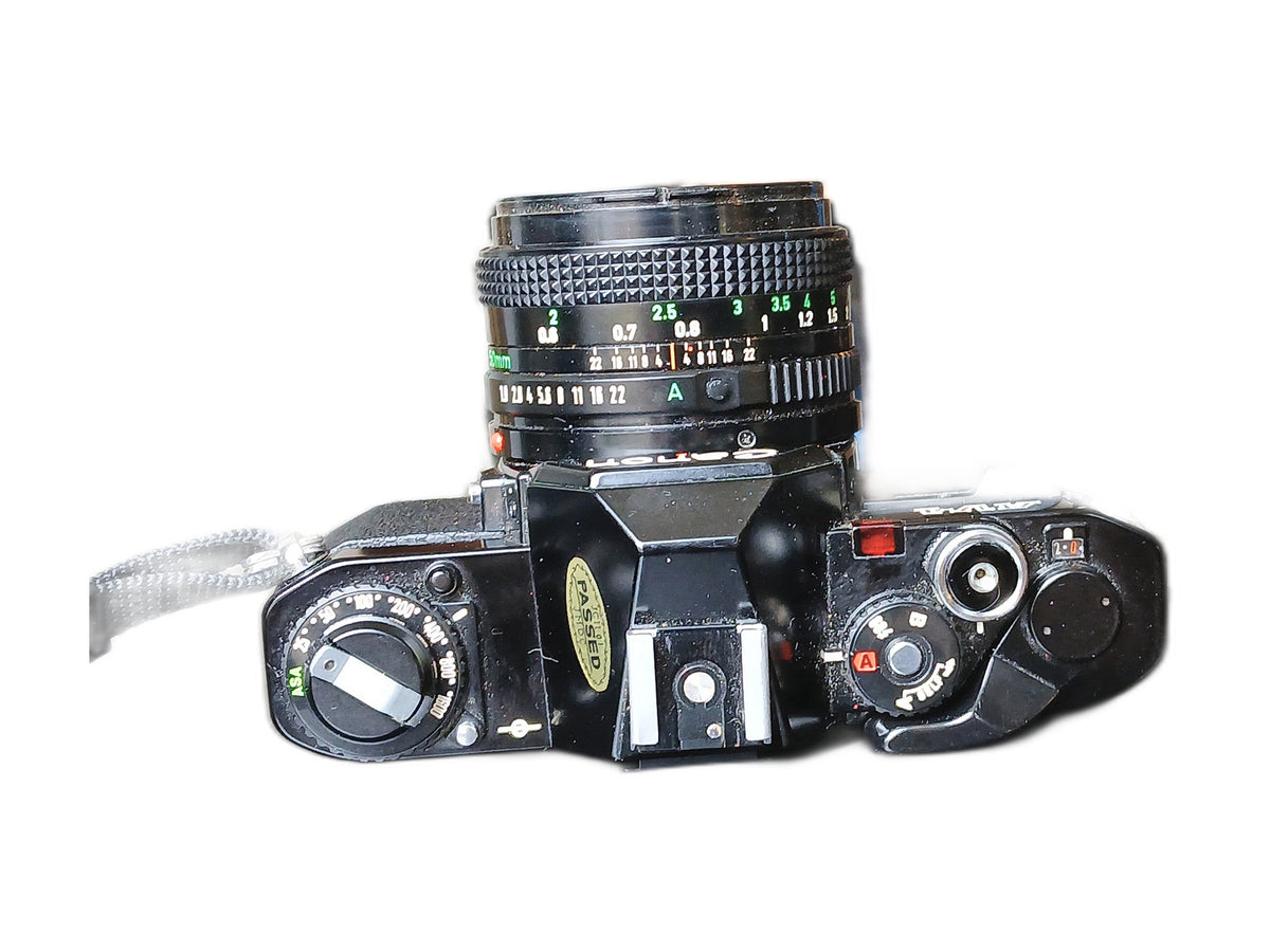 Canon AV-1 analoge spiegelreflexcamera met FD 50mm f/1.8 – foto 2