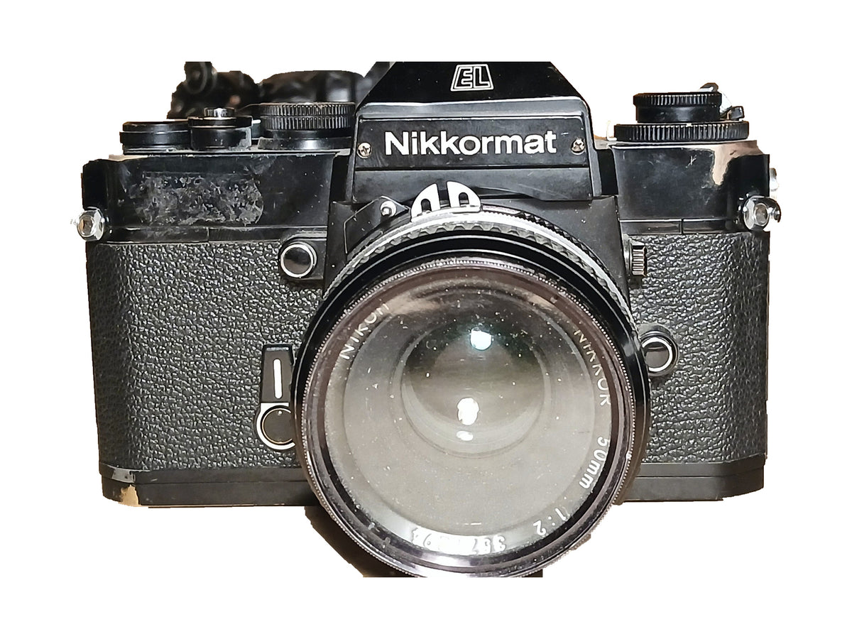 Nikkormat EL analoge spiegelreflexcamera met Nikkor 50mm f/2-objectief – foto 2