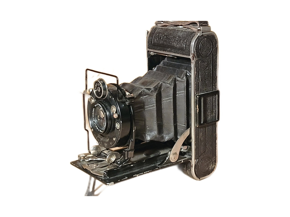 Voigtländer Inos II Klapcamera – Anastigmat Skopar 10,5cm f/4.5 – Vintage 6x9 – foto 4