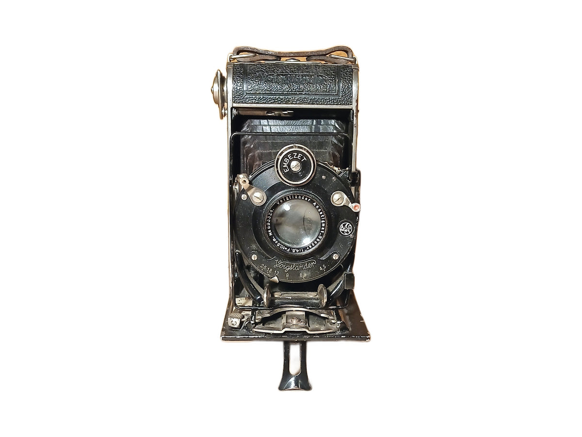 Voigtländer Inos II Klapcamera – Anastigmat Skopar 10,5cm f/4.5 – Vintage 6x9 – foto 2