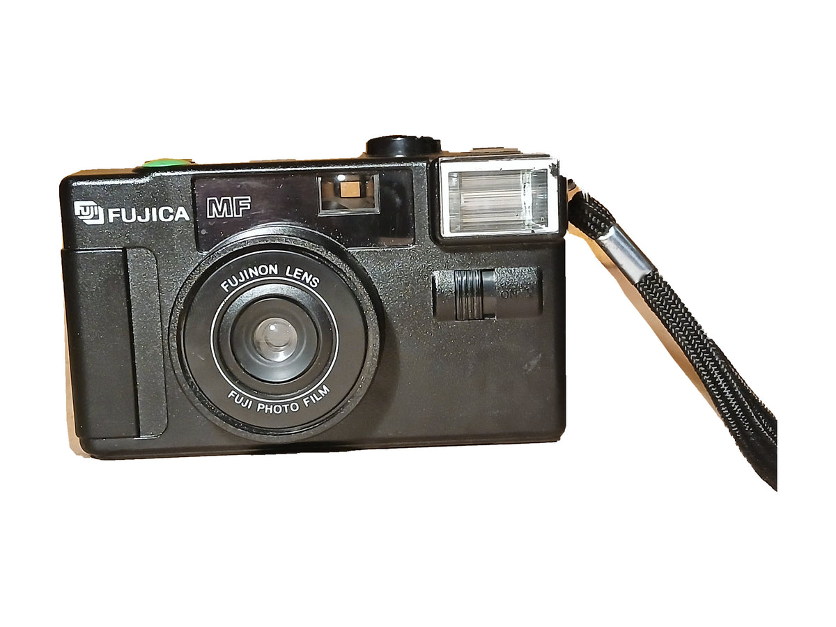 Fujica MF 35mm Compactcamera met Fujinon Lens & Ingebouwde Flitser – Vintage