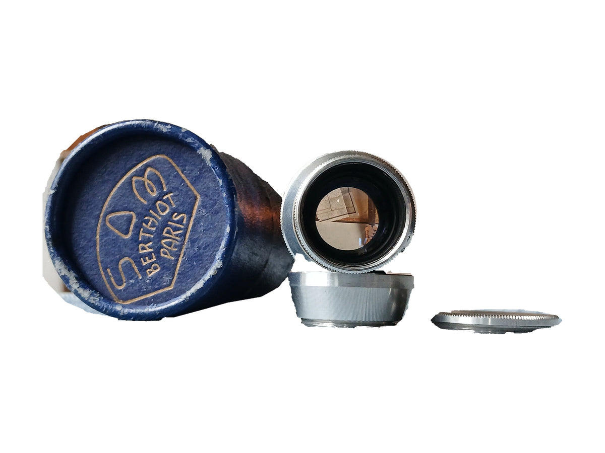 SOM Berthiot Paris Cinor B 35mm f/2 cinelens met koker, zonnekap en dop – foto 1 van 4