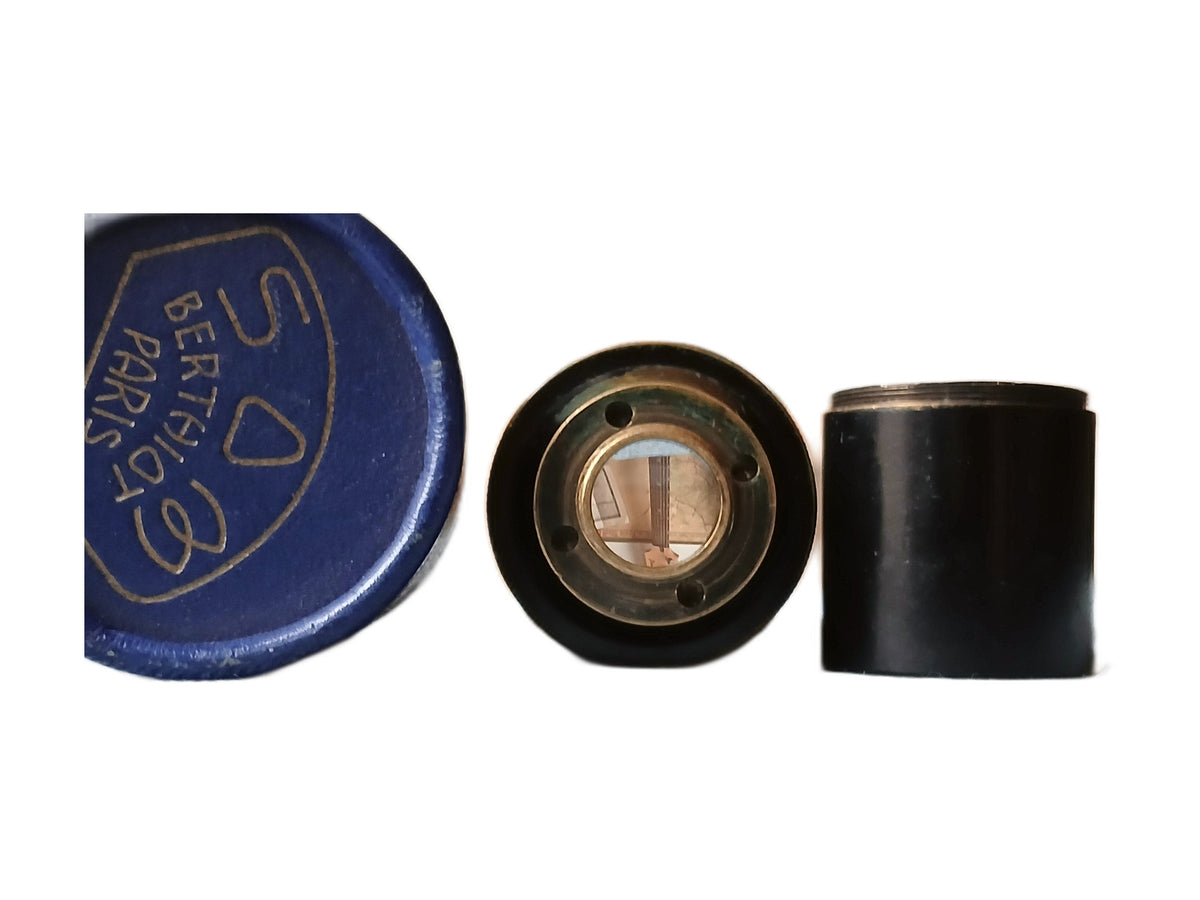 SOM Berthiot Cinor B 35mm f/1.9 met originele blauwe koker en zonnekap – foto 4 van 4