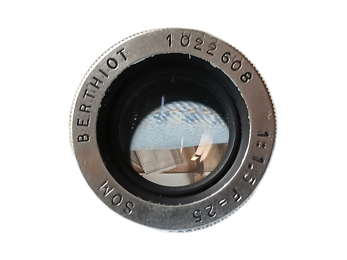SOM Berthiot 50mm f/2.5 Vintage Franse Cine / Projectielens No. 1023608 – foto 1