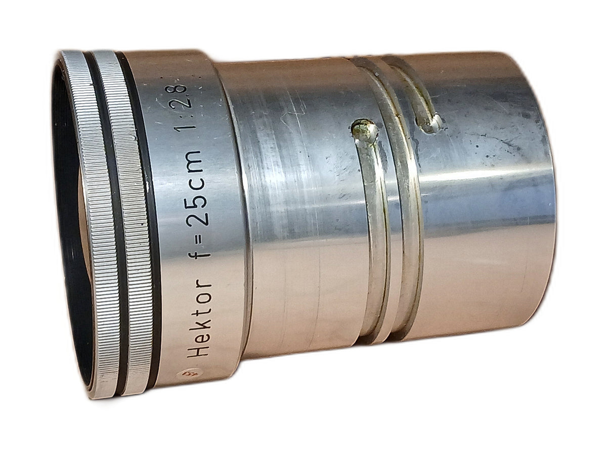 Ernst Leitz Wetzlar Hektor 25cm f/2.8 projectielens, zilverkleurig – foto 1 van 5