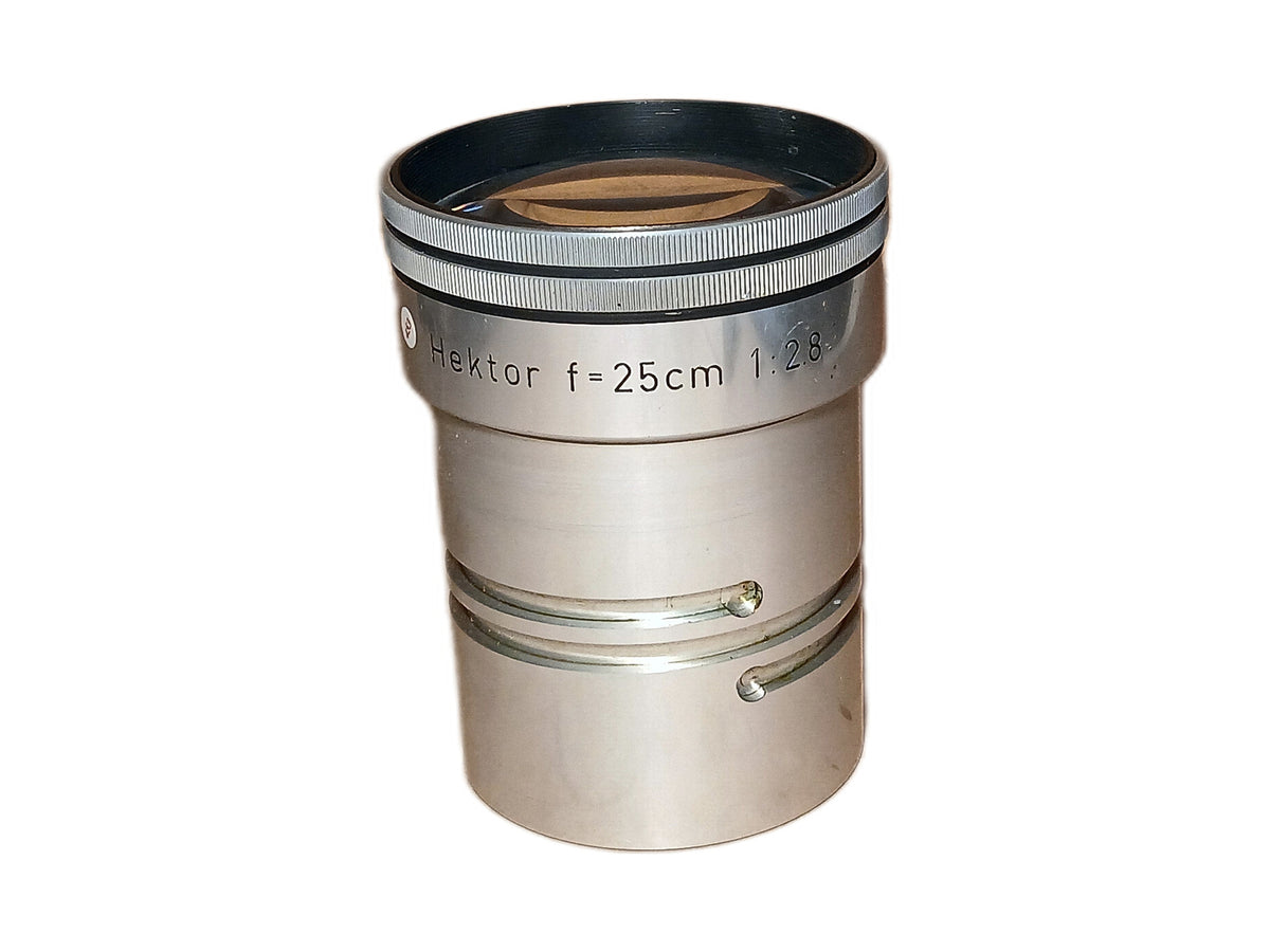 Ernst Leitz Wetzlar Hektor 25cm f/2.8 projectielens, zilverkleurig – foto 3 van 5