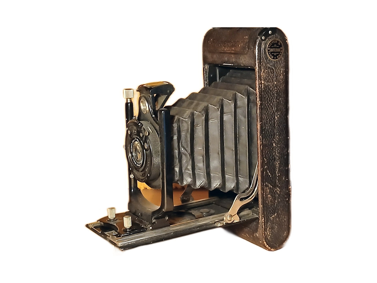 Ernemann Heag Folding Plate Camera – C.P. Goerz Berlin Dogmar 13.5cm f/6.3 – Cronos C – foto 3