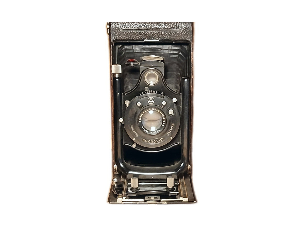 Ernemann Heag Folding Plate Camera – C.P. Goerz Berlin Dogmar 13.5cm f/6.3 – Cronos C – foto 1