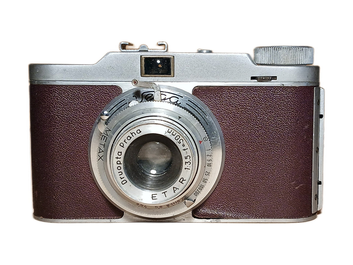 Druopta Vega 35mm Vintage Camera + Etar 50mm f/3.5 – Czechoslovakia – foto 1