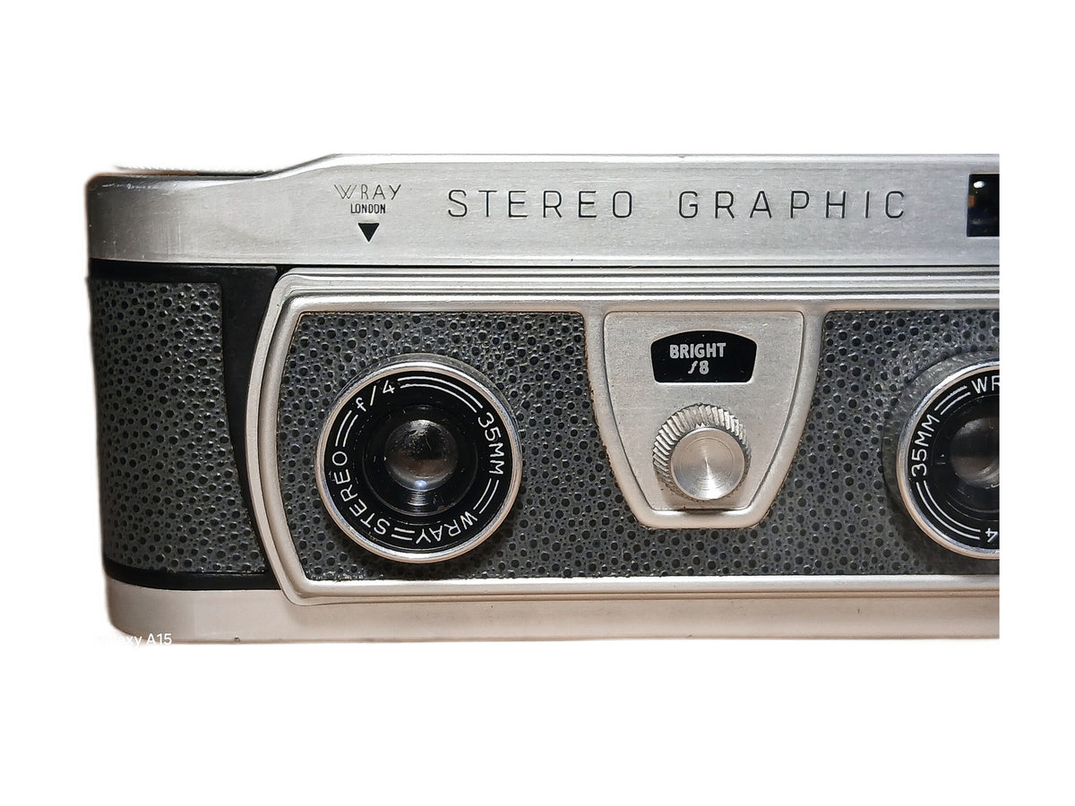 Wray Stereo Graphic 35mm Stereo Camera – Twin Wray 35mm f/4 Lenses – London – foto 3