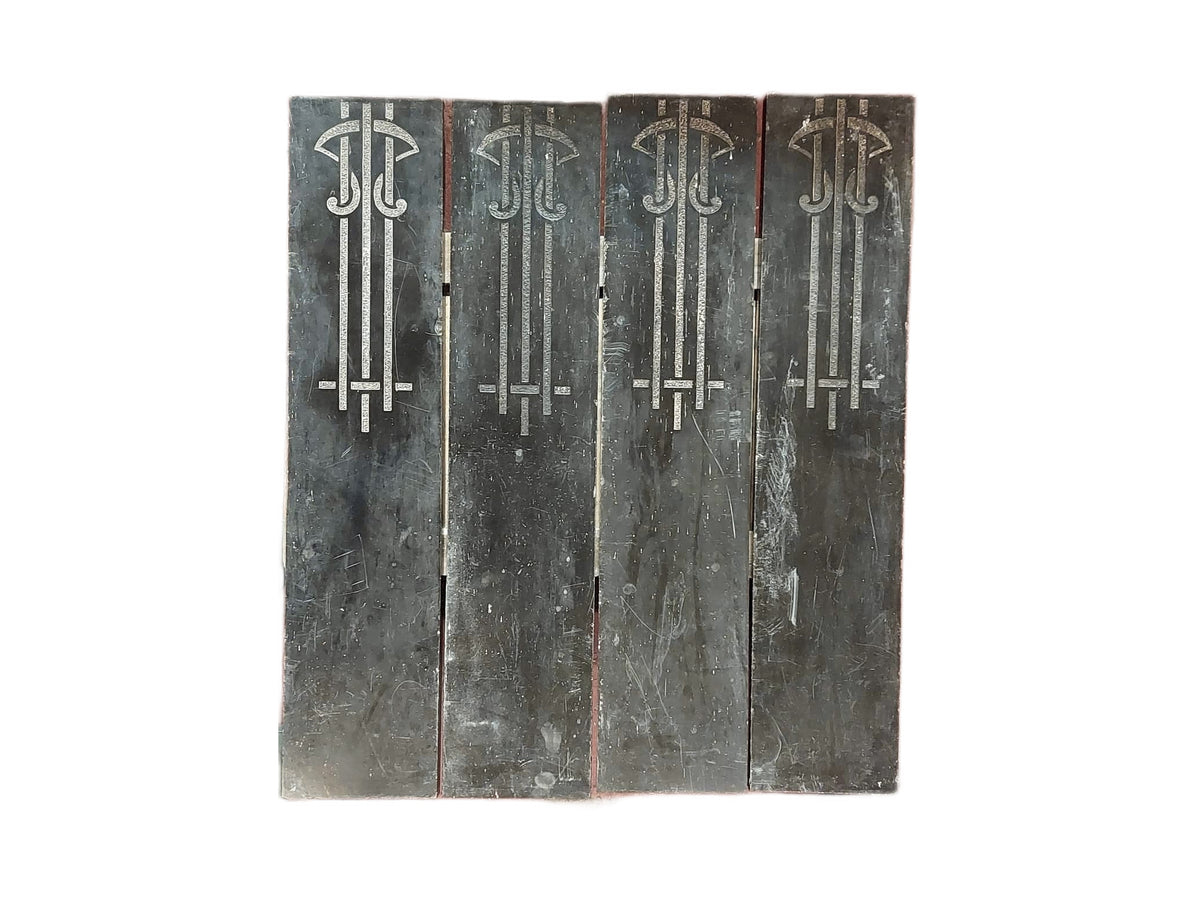 Authentieke jaren '20/30 art deco grote marmeren schouwelementen – foto 3