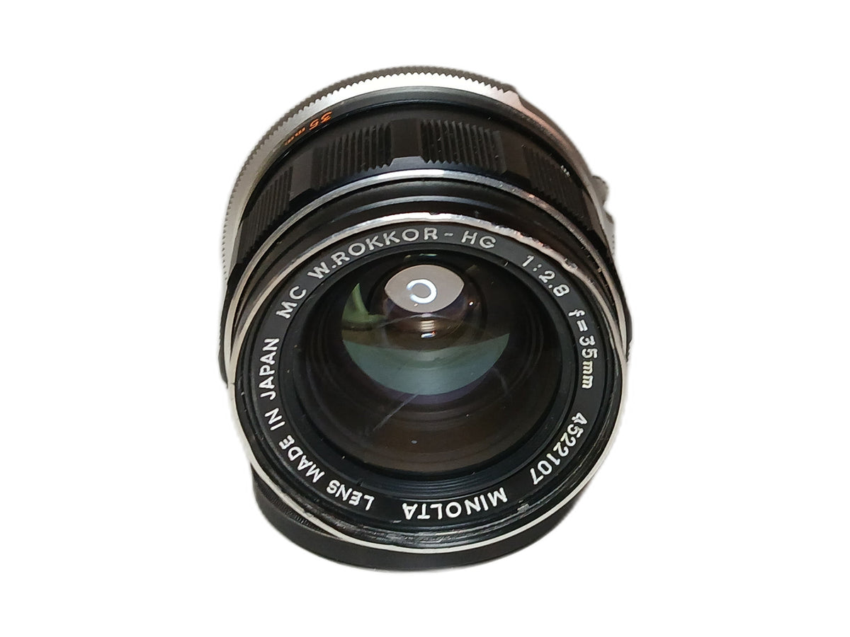 Minolta MC W.Rokkor-HG 35mm f/2.8 Groothoeklens – SR/MC Mount – foto 5