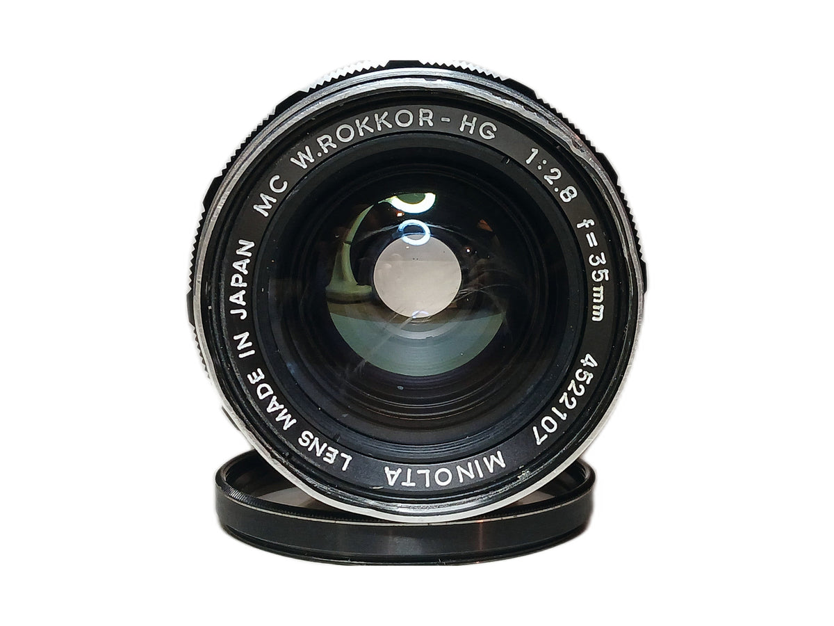 Minolta MC W.Rokkor-HG 35mm f/2.8 Groothoeklens – SR/MC Mount – foto 2