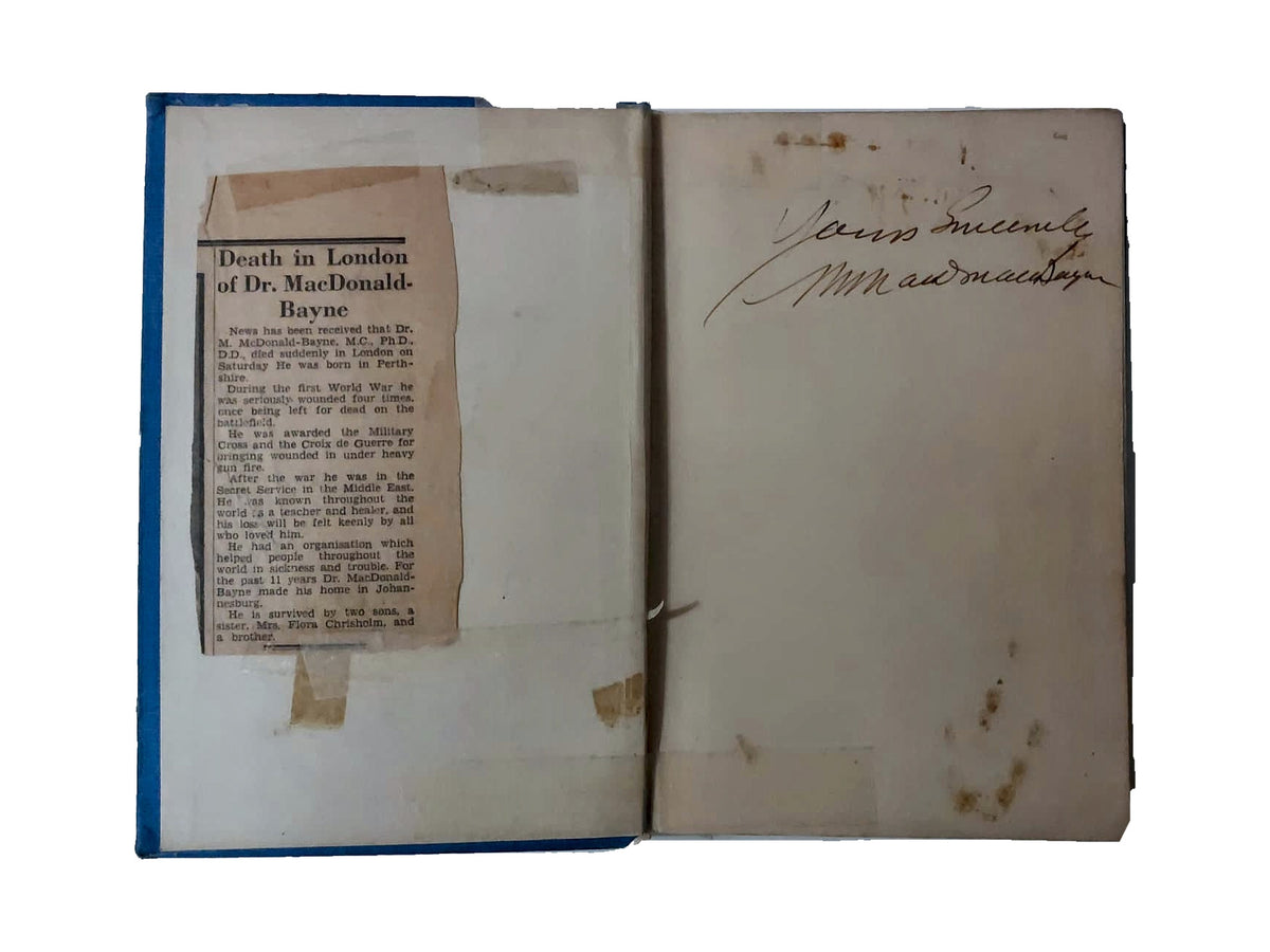 MacDonald-Bayne, Divine Healing – 1e druk 1953 - gesigneerd – foto 4